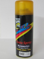 TINTA SPRAY AMARELO METÁLICO 350 ml - CÓDIGO 523 - TINTA METÁLICA COLORIDA